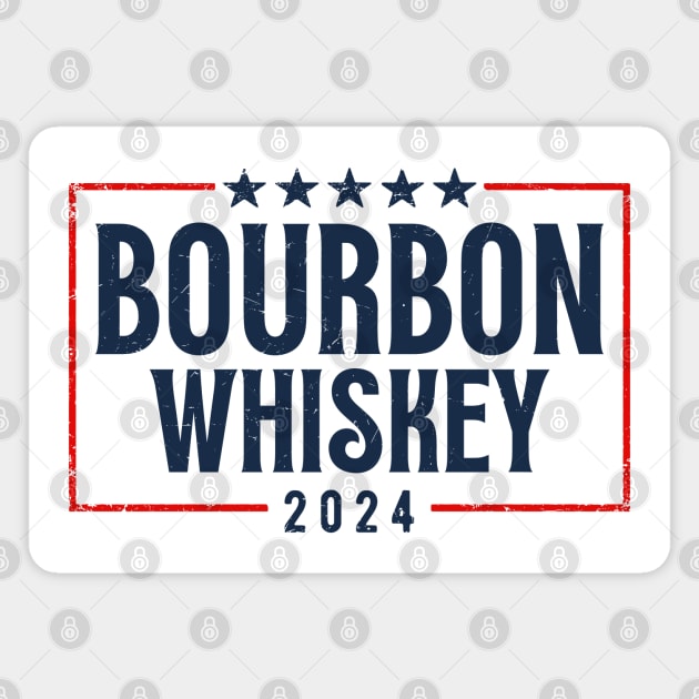 Bourbon Whiskey 2024 Magnet by Etopix